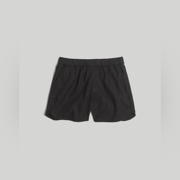 Madewell Women’s High Rise Pull On Shorts in Black Size L - Picture 4 of 14